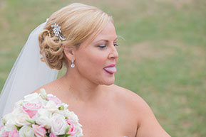 Bride with her tongue out © Erika's Way Photography