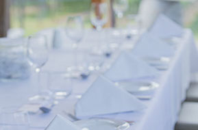 Wedding at Wild Dog Winery. Beautiful and simple table set up. © Erika's Way Photography