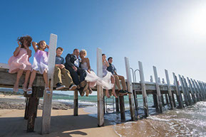 Family photo at Safety Beach, Mornington Peninsula, Vic. © Erika's Way Photography