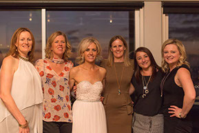 the bride and her girlfriends at Safety Beach, Mornington Peninsula, Vic. © Erika's Way Photography