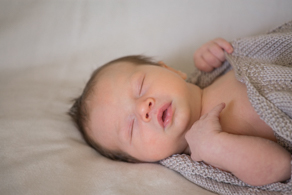 New born Baby sleeping in Emerald Vic ©Erika's Way