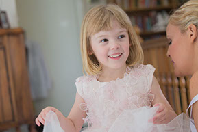 Wedding Photography in Melbourne: the flower girl. © Erika's Way Photography