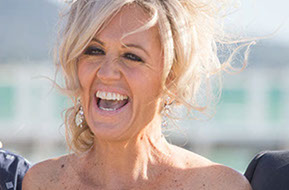 Laughing and happy bride at Safety Beach, Mornington Peninsula, Vic. © Erika's Way Photography